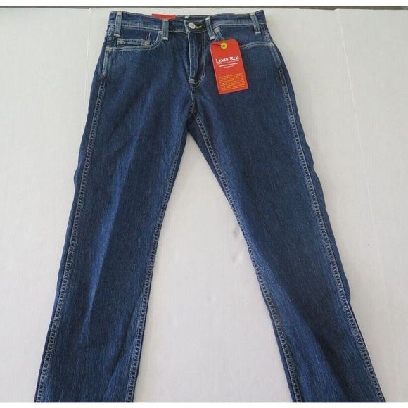 Levi's 502 Red Collection Positively Superior Men's Sz 28x32 Tapered Jeans - Picture 5 of 10